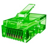 CONECTOR RJ45 C/ 50 MICRONS 25 UND VERDE - SHORELINE